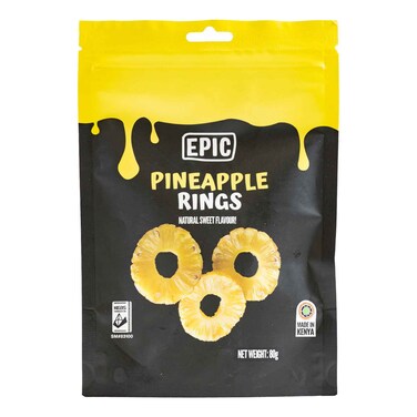 Epic Pineapple Rings 80g