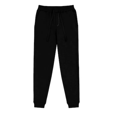 Plain Black Full-Length Leggings