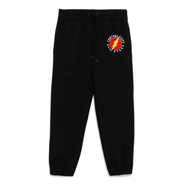 Mens Wide Band Jogger French Terry