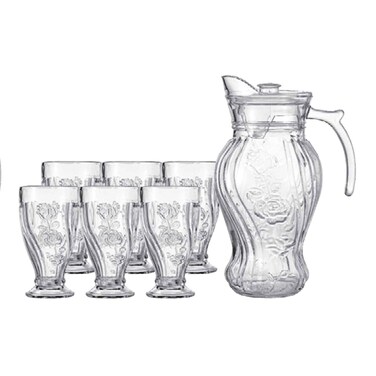 Deli Glass Water Set 7 Pieces YZH42C/L7