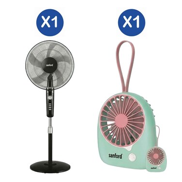 Sanford Stand Fan + Mini Fan