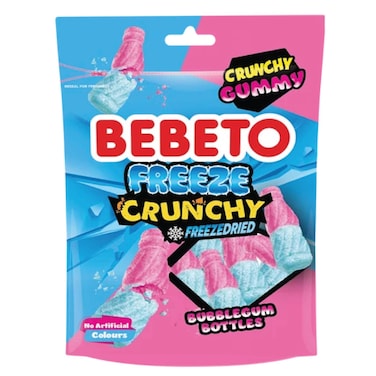 Bebeto Freeze Dried Bubblegum Bottles 35g