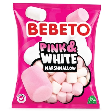 Bebeto Pink &amp; White Marshmallow 135g