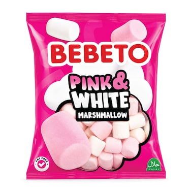 Bebeto Pink &amp; White Marshmallow 250g