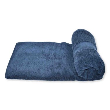 COZY LIVING BATH SHEET BLUE