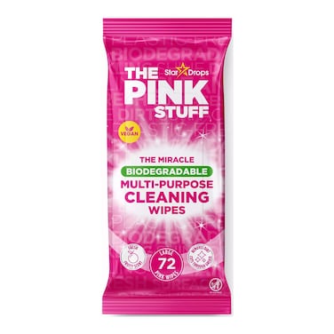 The Pink Stuff Biodegradable Multi-Purpose Cleaning Wipes 72 Pieces