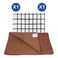 Estilo Kitchen Towel &amp; Brown Bath Mat