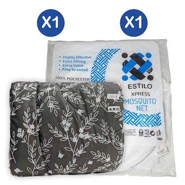 Estilo 4x6 Duvet &amp; Mosquito Net