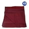 Cotton Terry Maroon Face Towel, Hand Towel &amp; Bath Towel