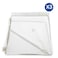 Cotton Terry White Face Towel, Hand Towel &amp; Bath Towel