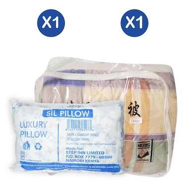 Sil Duvet 5x6 &amp; Fiber Pillow 1pc