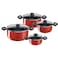 TEFAL Tempo Flamme 8-Piece Stewpot Set
