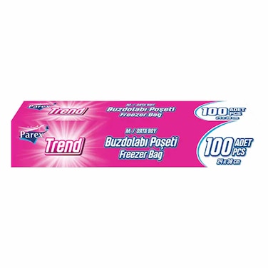 Parex Trend Freezer Bag Medium 100pcs