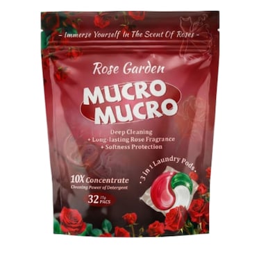 Mucro Laundry Pods 3In1 Rose Garden 32 uses