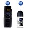 Nivea Invisible Black &amp; White Roll On + Deep Shower Men 500ml