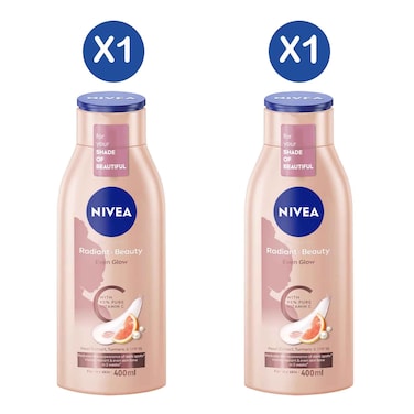 Nivea Even Glow Lotion 400ml x2