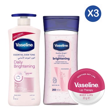Vaseline Radiant Even Tone Trio