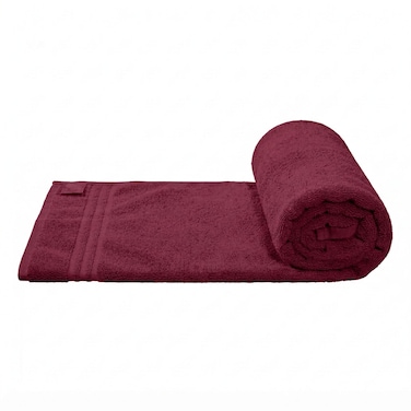 Divine Touch Bath Sheet Burgundy 100x150cm