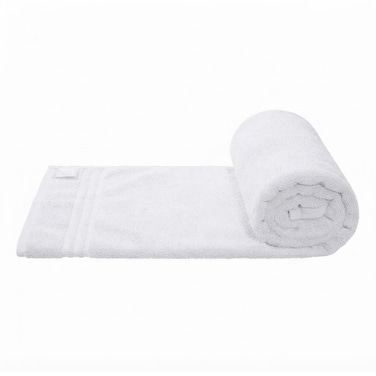 Divine Touch Bath Sheet White 100x150cm