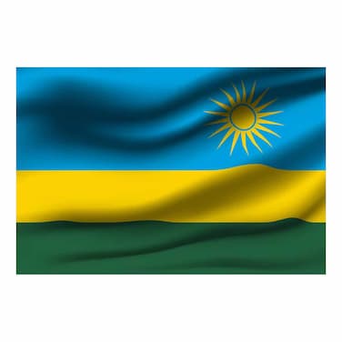 Flag Rwanda 15090 59x35 Connate