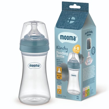 Mooma Feeding Bottle 250ml (6&ndash;18 Months) MMKN250M3