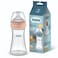 Mooma Feeding Bottle 250ml (6&ndash;18 Months) Pink MMKN250M4