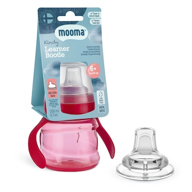 Mooma Learner Bottle 200ml Red MMKN200-11