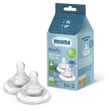 Mooma Silicone Nipple 2PCS (18+ Months) MMKN-SN03