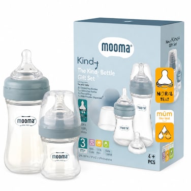Mooma Feeding Bottle Starter Set Blue MMKN-BS-3