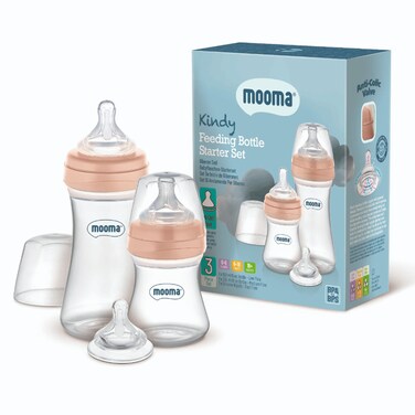 Mooma Feeding Bottle Starter Set Pink MMKN-BS-4