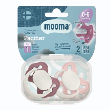 Momma Clown &amp; Butterfly Pacifier No. 1 MMKN-PCB01