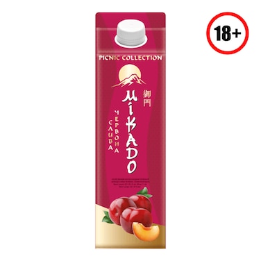 Mikado Cherry Semi-Sweet Flavoured Red Grape-Wine Drink 1l