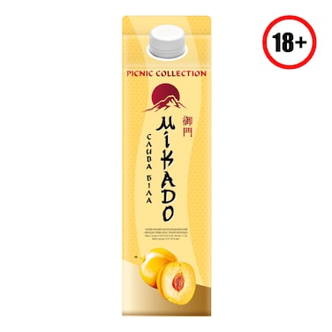 Mikado White Plum Semi-Sweet Flavoured White Grape-Wine Drink 1l