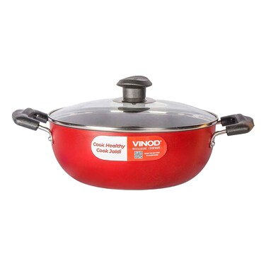 Vinod Kadai With Glass Lid 3.1l