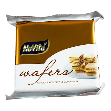 NuVita Chocolate Cream Sandwich Wafers 50g
