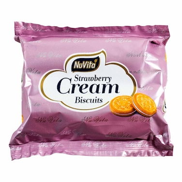 NuVita Strawberry Cream Biscuits 100g