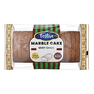 Festive Marble Cake Mint Chocolate 400g