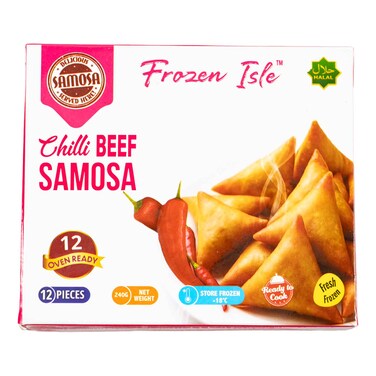 Frozen Isle Chilli Beef Samosa 240g