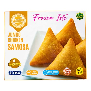 Frozen Isle Jumbo Chicken Samosa 240g