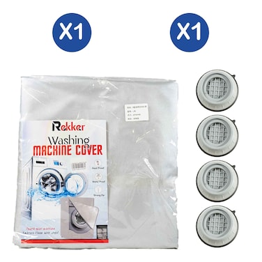 Washing Machine Anti Vibration Pads + Cover