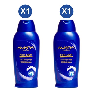 Amara Body Lotion For Men 600ml x 2