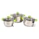 Kaisa Villa Stainless Steel Cooking Pot Set #1794 6pcs