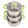 Kaisa Villa Stainless Steel Cooking Pot Set #1794 6pcs