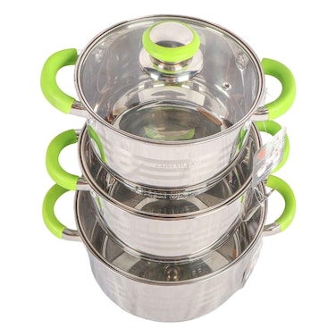 Io Kv S/S Cooking Pot 6Pc Set #1794