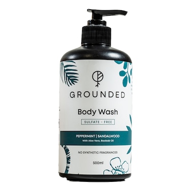 Grounded Peppermint &amp; Sandalwood Body Wash 500ml