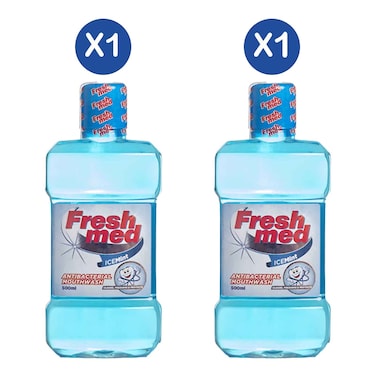 Freshmed Mouth Wash Icemint 500ml x 2