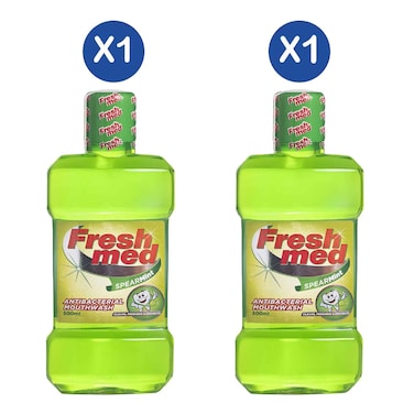 Freshmed Mouth Wash Spearmint 500ml x 2