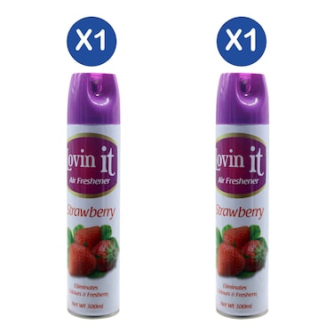 Lovin It Air Feshner Strawberry 300ml x 2