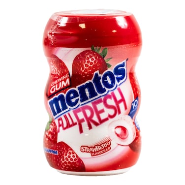 Mentos Full Fresh Strawberry Sugar-Free Chewing Gum 17.5g