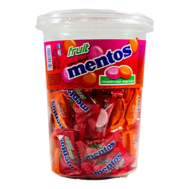 Mentos Fruit Chewy Dragees 100 Pieces 270g